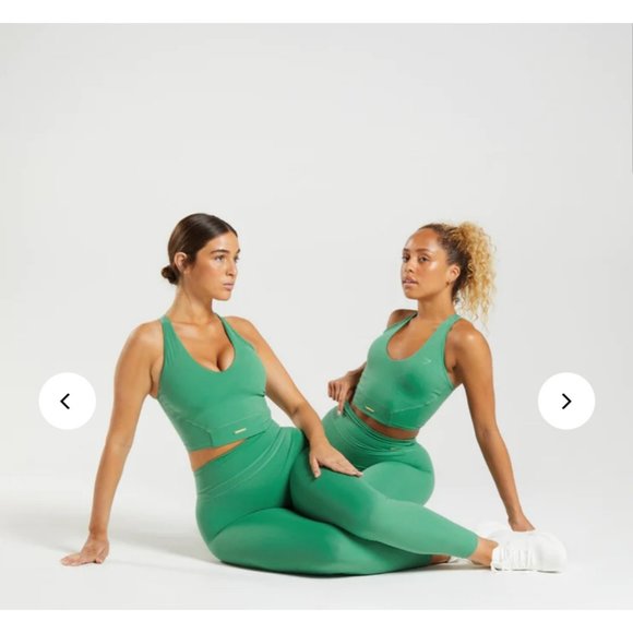 Gymshark Whitney High Rise Leggings Palm Green Size Extra Large - Picture 4 of 16